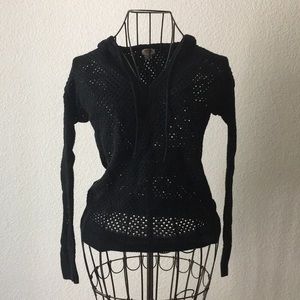 See Trough Mesh Hoodie